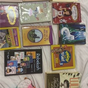 Children's Chapter Book Lot - Mixed Titles in Colorful Covers